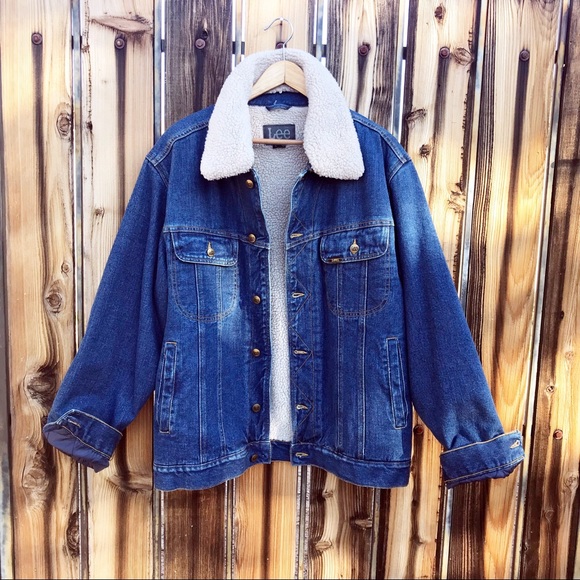 lee jeans sherpa jacket
